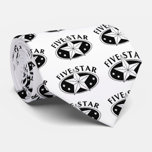 Vijf sterren Stropdas (Opgerold)