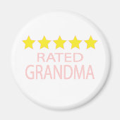 Vijf sterrengrootma magneet (Voorkant)