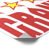 Vijf sterrengrootma poster (Hoek)