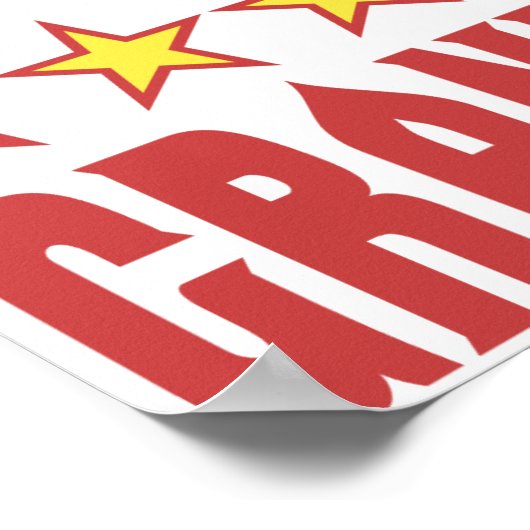 Vijf sterrengrootma poster (Hoek)