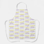 Vijf sterrengrootma schort (Voorkant)