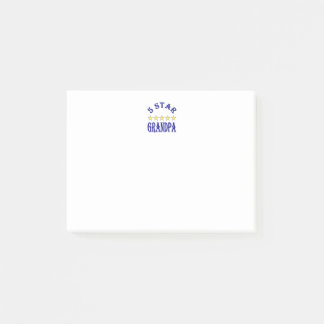 Vijf sterrenopa post-it® notes