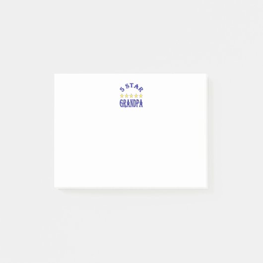 Vijf sterrenopa post-it® notes (Voorkant)