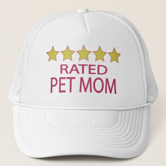 Vijf sterretjes mama trucker pet (Voorkant)