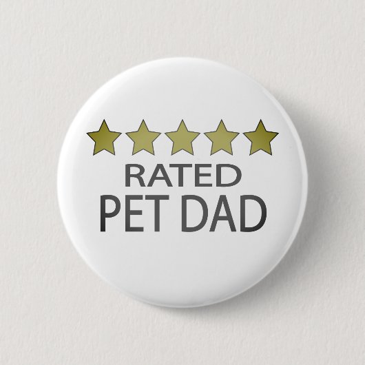 Vijf sterretjes pa ronde button 5,7 cm (Voorkant)