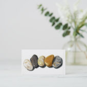VIJF STONES: PEBBLES: Visitekaartje (Staand voorkant)