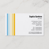 Vijf strips - kleuren 02 visitekaartje (Achterkant)