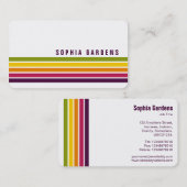 Vijf strips - kleuren 03 visitekaartje (Voorkant / Achterkant)