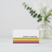 Vijf strips - kleuren 03 visitekaartje (Staand voorkant)