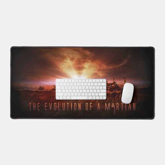 Vijf succesvolle Mars Rovers Bureaumat (Keyboard & Muis)