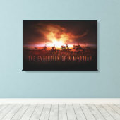 Vijf succesvolle Mars Rovers Canvas Afdruk (Insitu (Houten vloer))