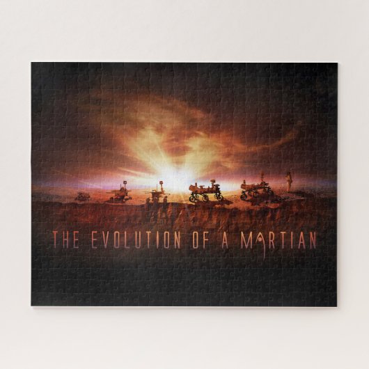 Vijf succesvolle Mars Rovers Legpuzzel (Horizontaal)