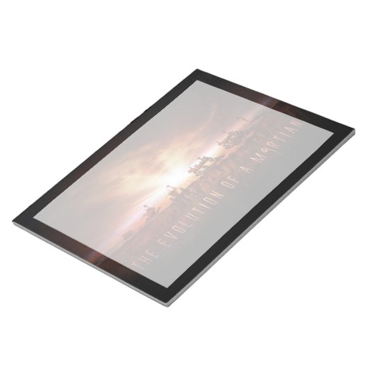 Vijf succesvolle Mars Rovers Notitieblok (Schuin)