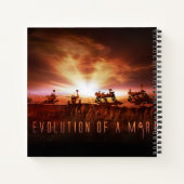 Vijf succesvolle Mars Rovers Notitieboek (Achterkant)