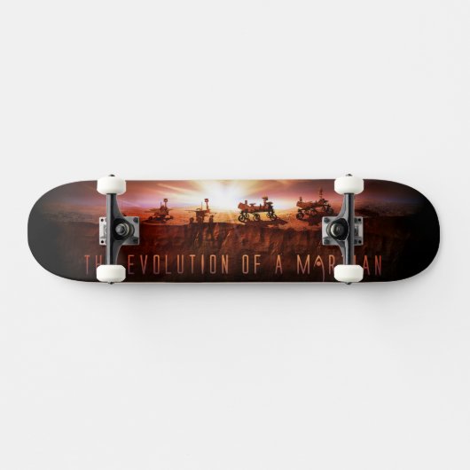 Vijf succesvolle Mars Rovers Persoonlijk Skateboard (Horizontaal)