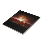 Vijf succesvolle Mars Rovers Tegeltje (Zijkant)