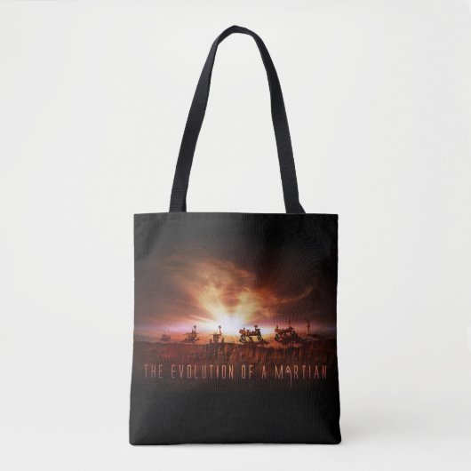 Vijf succesvolle Mars Rovers Tote Bag (Voorkant)