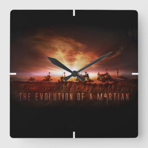 Vijf succesvolle Mars Rovers Vierkante Klok