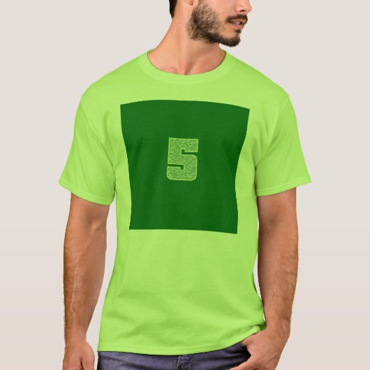 vijf t-shirt (Voorkant)