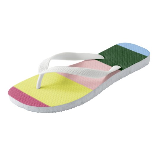 Vijf Teenslippers (Schuin)