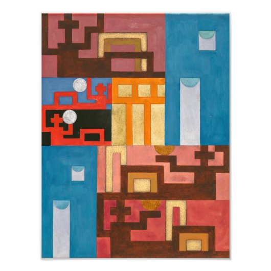 Vijf-Uitgebreide Cijfers | Sophie Taeuber-Arp | Foto Afdruk (Voorkant)