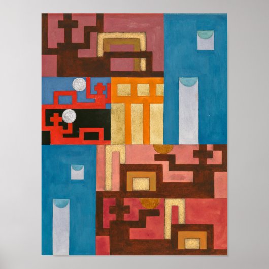 Vijf-Uitgebreide Cijfers | Sophie Taeuber-Arp | Poster (Voorkant)