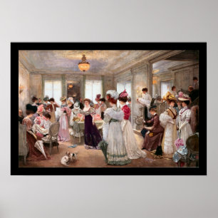 Vijf uur bij Paquin - Henri Gervex Poster