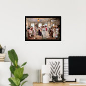 Vijf uur bij Paquin - Henri Gervex Poster (Thuiskantoor)