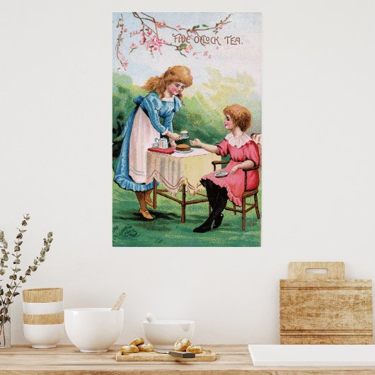 Vijf uur thee poster (Keuken)