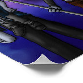 Vijf Vampiers afdrukken Poster (Hoek)