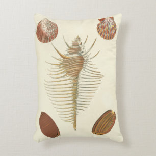 Vijf van een soort Seashells Accent Kussen