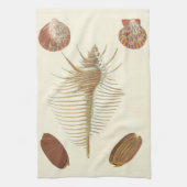 Vijf van een soort Seashells Theedoek (Verticaal)