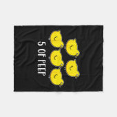 Vijf van PEEP Fun Respiratory Therapy Ven Fleece Deken (Voorkant (Horizontaal))