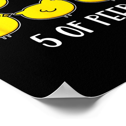 Vijf van PEEP Fun Respiratory Therapy Ven Poster (Hoek)