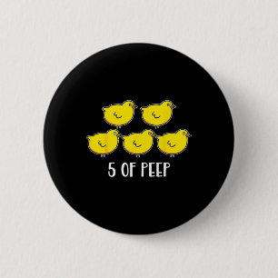 Vijf van PEEP Fun Respiratory Therapy Ven Ronde Button 5,7 Cm