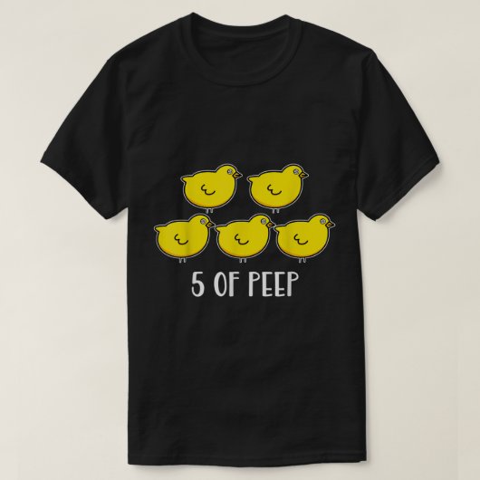 Vijf van PEEP Funny Respiratory Therapist Therapy  T-shirt (Design voorkant)