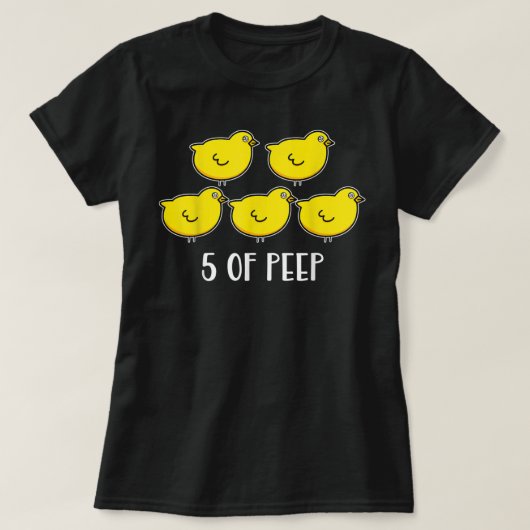 Vijf van PEEP Funny Respiratory Therapist Therapy  T-shirt (Design voorkant)