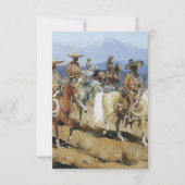 Vijf Vaqueros op Horseback door Edward Borein Bedankkaart (Voorkant)