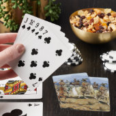 Vijf Vaqueros te Paard door Edward Borein Pokerkaarten (Insitu)