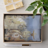 Vijf Vaqueros te Paard door Edward Borein Tissuepapier (Geschenk)