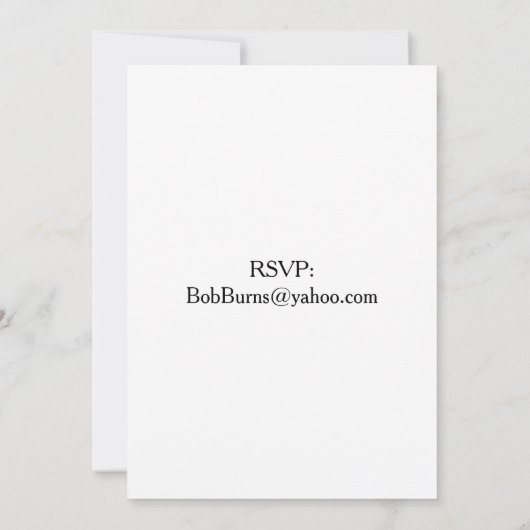 Vijf Verjaardagsballonnen Party Grote Print Kaart (Achterkant)