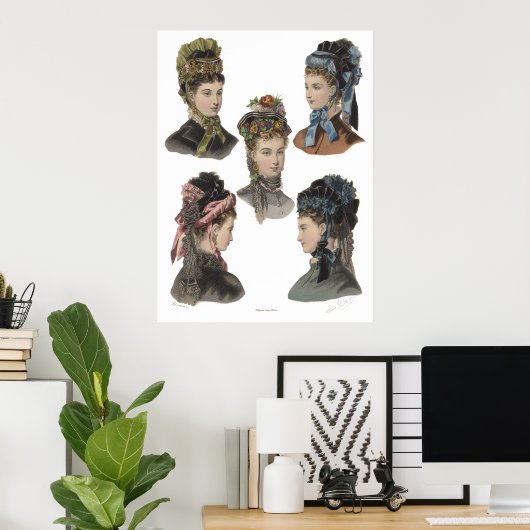 Vijf Victoriaans Posters (Thuiskantoor)