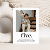 Vijf - vierkant - de Uitnodiging van de Dag van de