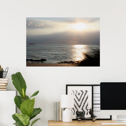 Vijf Vingers Beach, Inishowen Poster (Thuiskantoor)