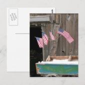 Vijf vlaggen en Barn Briefkaart (Voorkant / Achterkant)