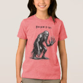 Vijf vlammen van Yan-gant-y-tan Tri-Blend Shirt (Voorkant)