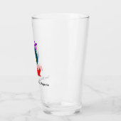 Vijf vliegende (5 vliegende) bier. glas (Links)