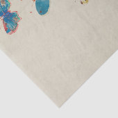 Vijf vlinders van Odilon Redon Tissuepapier (Detail)