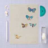 Vijf vlinders van Odilon Redon Tissuepapier (Craft)