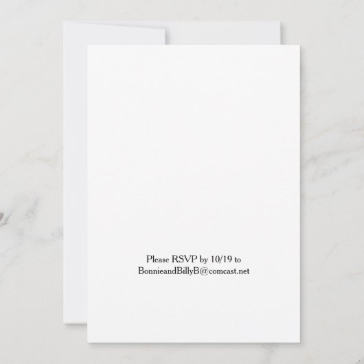 Vijf vogelballonnen Aangepast 50e verjaardag Kaart (Achterkant)